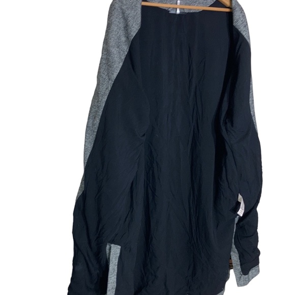 FREE PEOPLE Nomad Tweed Duster Wool Coat Long Jacket Lined Embroidered Boho Chic - Picture 13 of 13